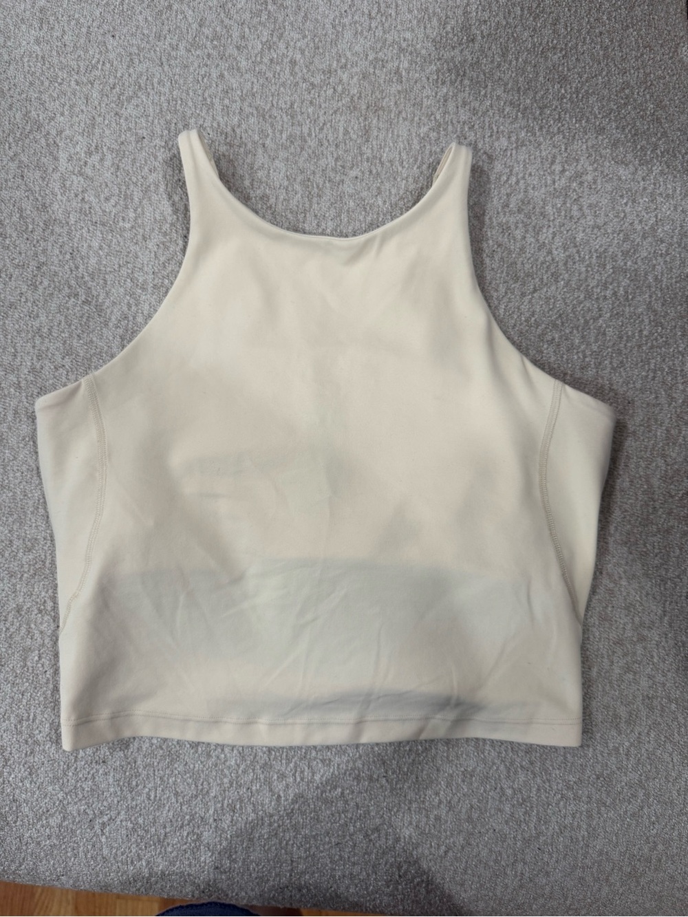 Lululemon Buttercream Twist Back High-Neck Align Tank Top - Size 8